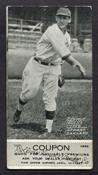 1926 Zeenut Stuart Oakland With Coupon
