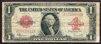 1923 $1 Dollar Red Seal Note