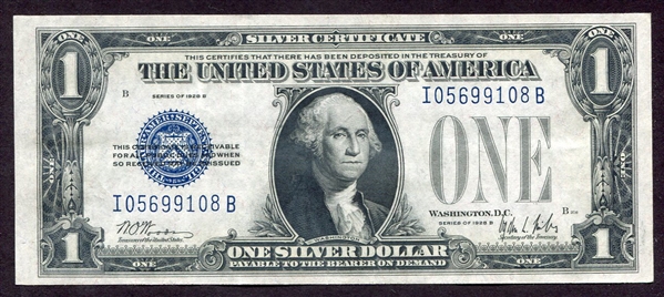 1928 $1 U. S. Silver Certificate 