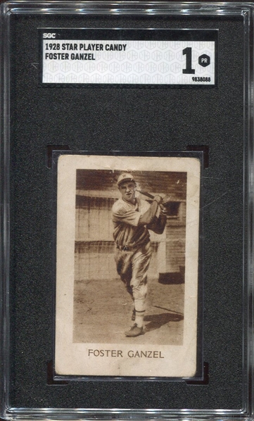 1928 Star Player Foster Ganzel SGC 1