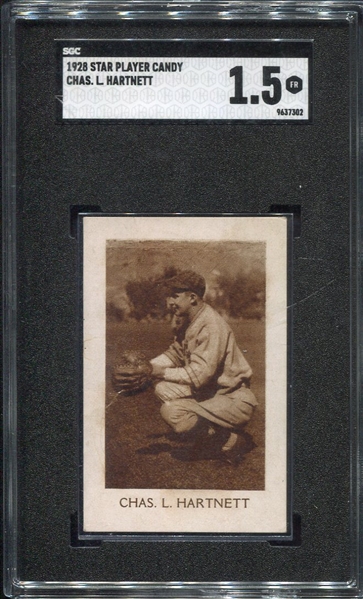 1928 Star Player Candy Chas. L. Hartnett SGC 1.5