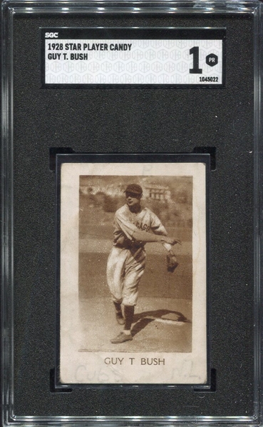 1928 Star Player Candy Guy Bush SGC 1