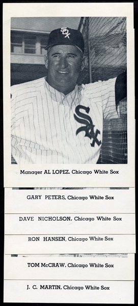 1965 Jay Publishing Chicago White Sox Complete Set Nrmt