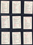 1969 Milton Bradley Chicago White Sox Complete Set of 14