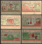 1956 Topps 6 Different