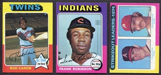 1975 Topps Lot of 12 Different HOFers
