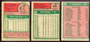 1975 Topps Lot of 12 Different HOFers