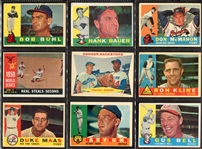 1960 Topps Lot of 100 Mostly Different