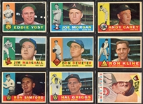 1960 Topps Lot of 100 Mostly Different