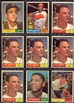1961 Topps Baseball Lot of 351 
