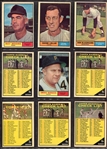 1961 Topps Baseball Lot of 351 