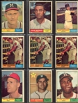 1961 Topps Baseball Lot of 351 
