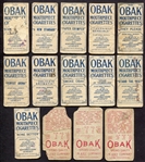 T212 1910 & 1911 Obaks 14 Different