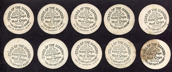 E254 Colgan's Stars of the Diamond 10 Different w/Scarcer