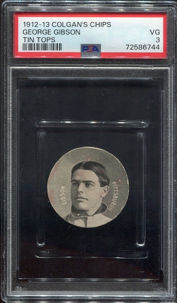 E270-2 Colgans Tin Tops George Gibson PSA 3