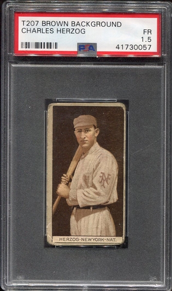 T207 Charles Herzog Broadleaf PSA 1.5
