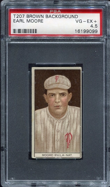 T207 Earl Moore Broadleaf PSA 4.5