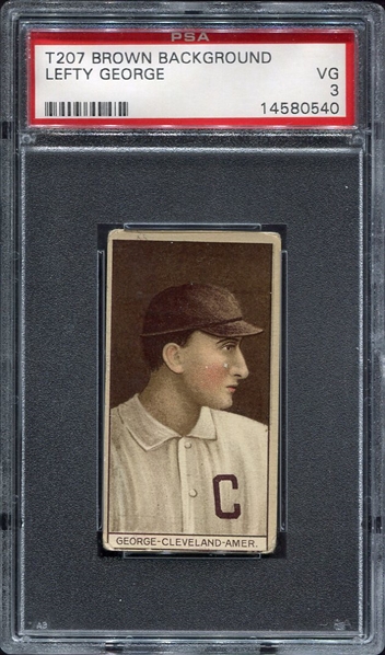 T207 Lefty George PSA 3