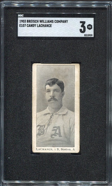 E107 Candy LaChance Boston SGC 3 Highest Graded
