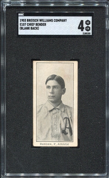E107 Chief Bender Philadelphia SGC 4