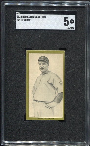 T211 Erloff Nashville SGC 5 Highest Graded