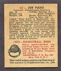 1948 Bowman #34 Joe Fulks Warriors