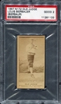 N172 Old Judge Louis Bierbauer Philadelphia As PSA 2