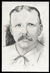 Cap Anson Original Art for Sporting News