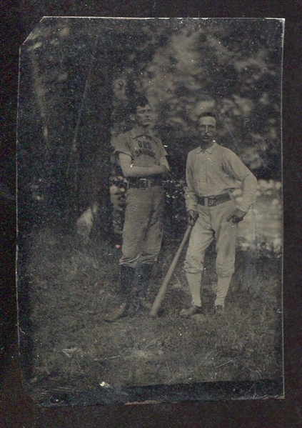 Circa 1870s Baseball Tintype