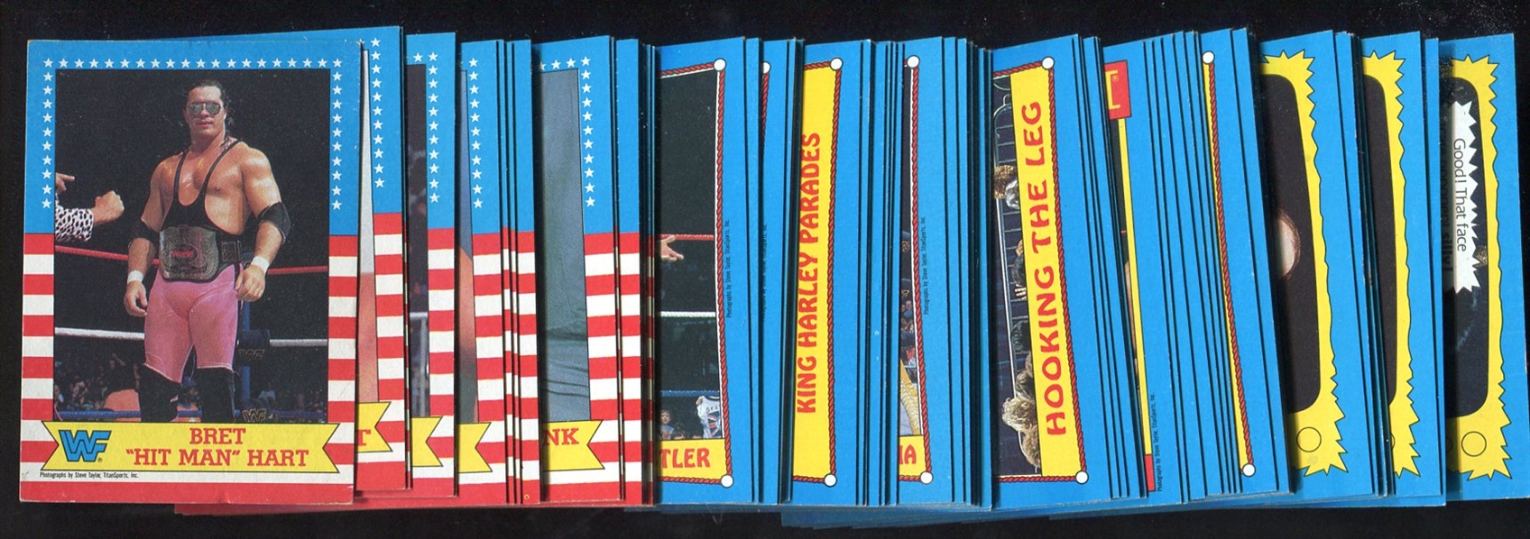 1987 Topps WWF Wrestling Complete Base Set #1-75 Nrmt/Mt