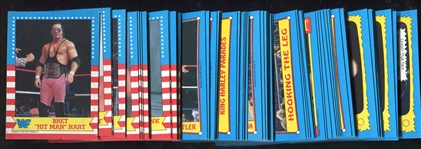 1987 Topps WWF Wrestling Complete Base Set #1-75 Nrmt/Mt