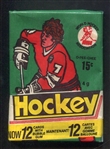 1977-78 WHA O-Pee-Chee Unopened Wax Pack