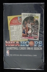 1990-91 NBA Hoops Series 1 Sealed Box