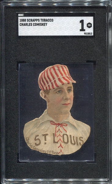 1888 Scrapps Tobacco Charles Comiskey SGC 1