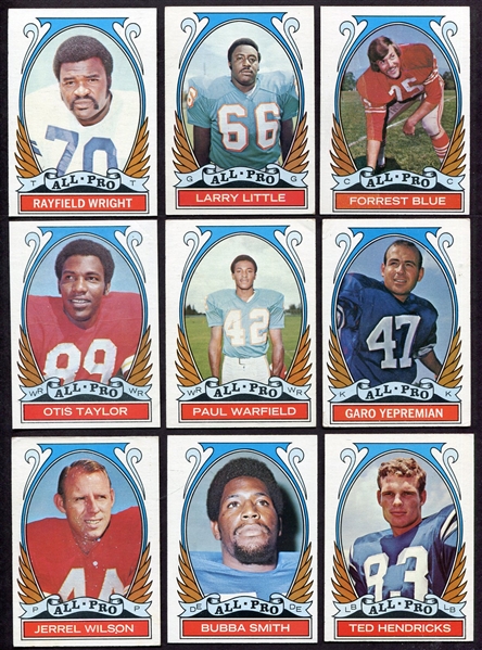 Lot Detail - 1972 Topps Football Complete 3rd Series