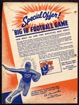 1937 Wheaties Big Ten Football Ed Danowski