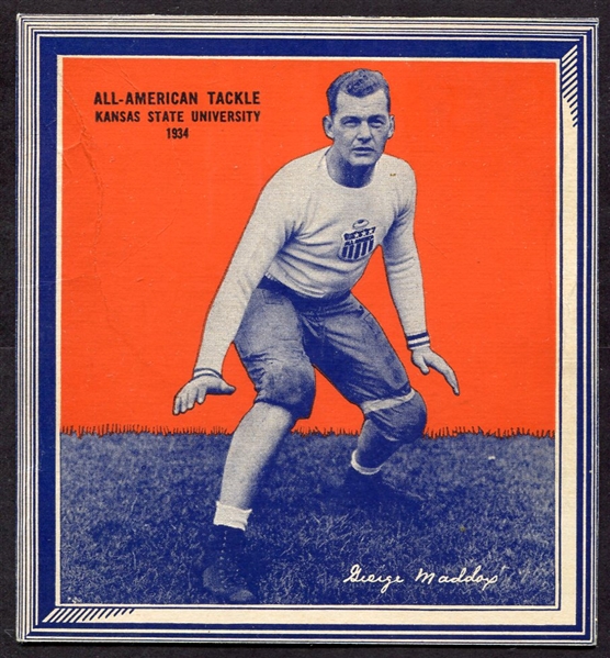 1935 Wheaties All-Americans George Maddox
