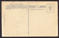 1940's-50's Chicago Baseball Parks Teich Postcard