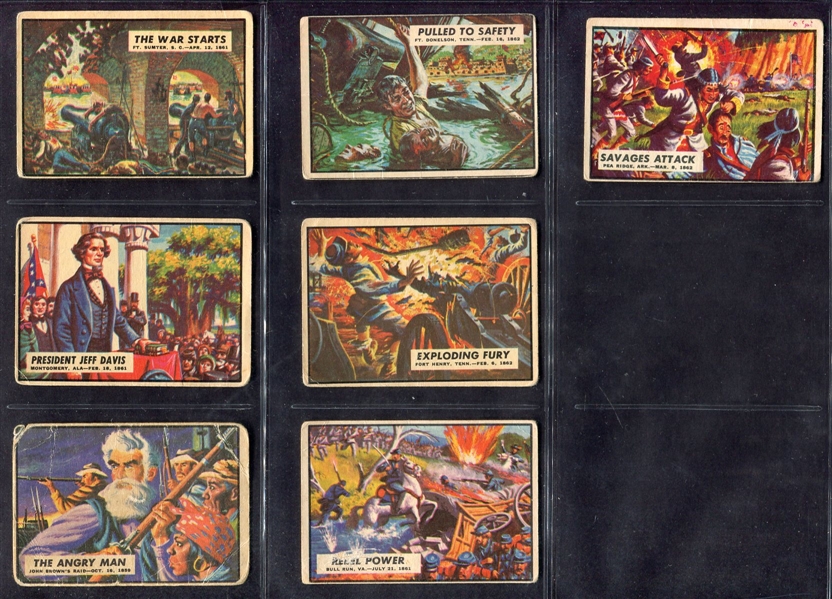 1962 A & BC Civil War News Near Set 72 of 88