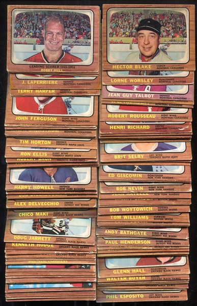 1966-67 Topps Hockey Near Set 127 of 132
