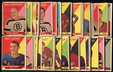 1958-59 Topps Hockey Near Set 63 of 66