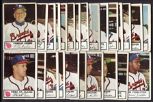 1953 Johnston Cookies Milwaukee Braves Complete Set