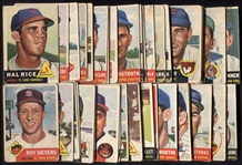 1953 Topps Near Set Missing 6 Cards