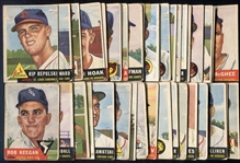 1953 Topps Near Set Missing 6 Cards