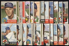1953 Topps Near Set Missing 6 Cards