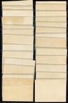 1971-72 Topps Basketball Trio Stickers Complete Set
