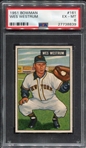 1951 Bowman #161 Wes Westrum RC PSA 6