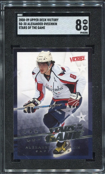 2008-09 Upper Deck Victory SG-30 Alexader Ovechkin SGC 8