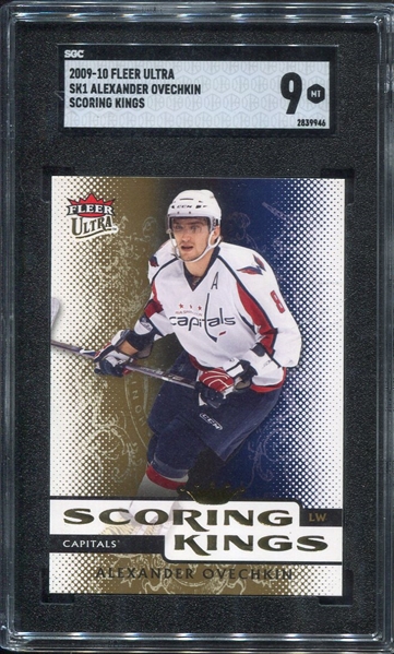 2009-10 Fleer Ultra SK1 Alexander Ovechkin SGC 9