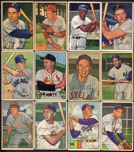 1952 Bowman Near Set 248 of 252